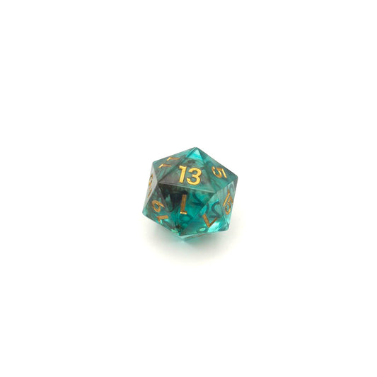 Rising From the Green Depths Resin Dice Set