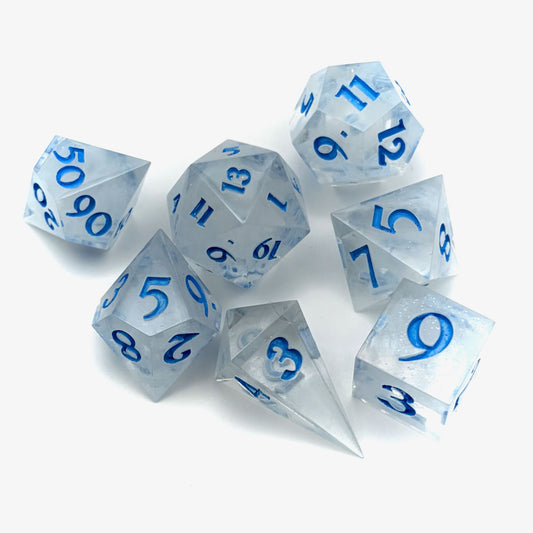 And Lo the World Froze Resin Dice Set