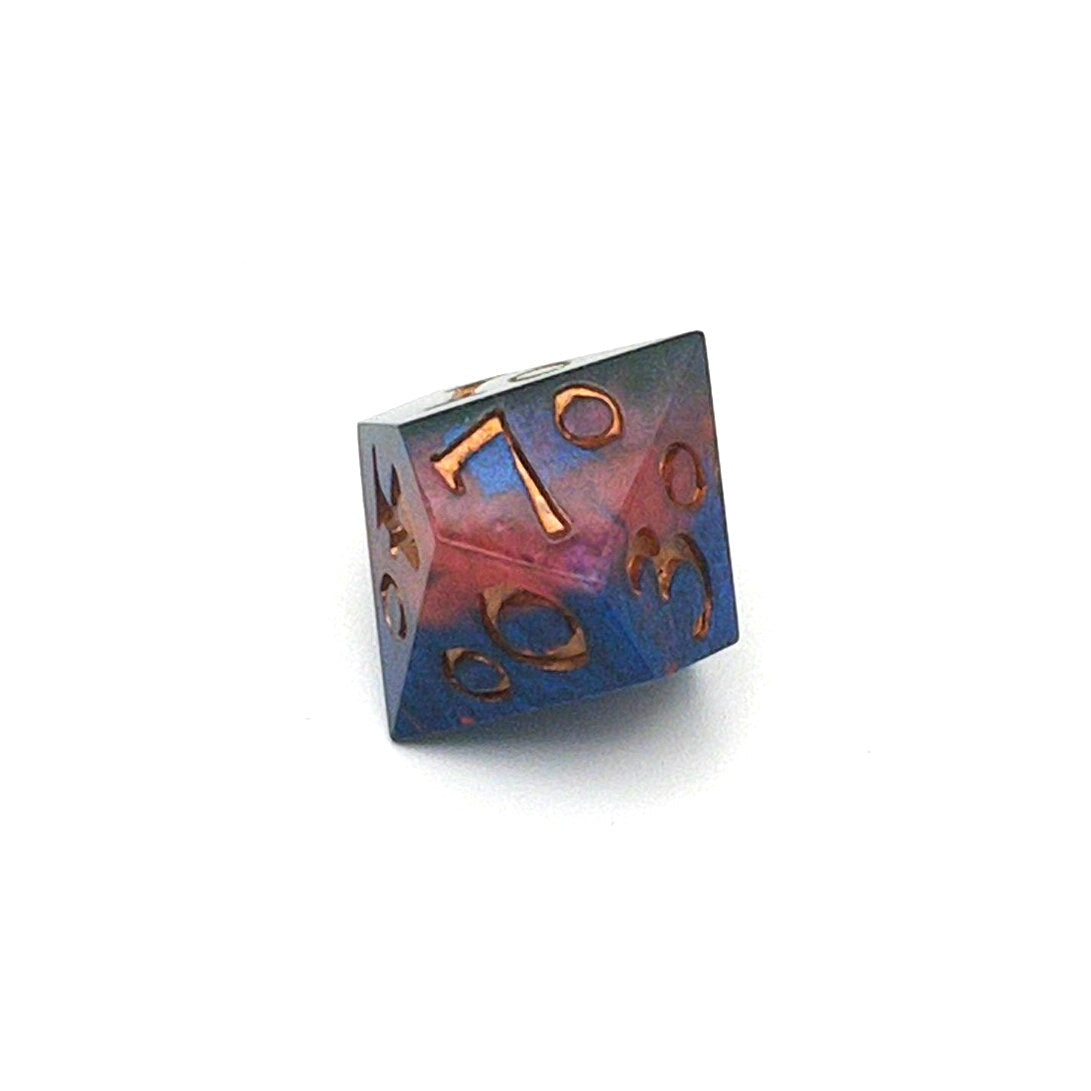 Lush Velvet Resin Dice Set