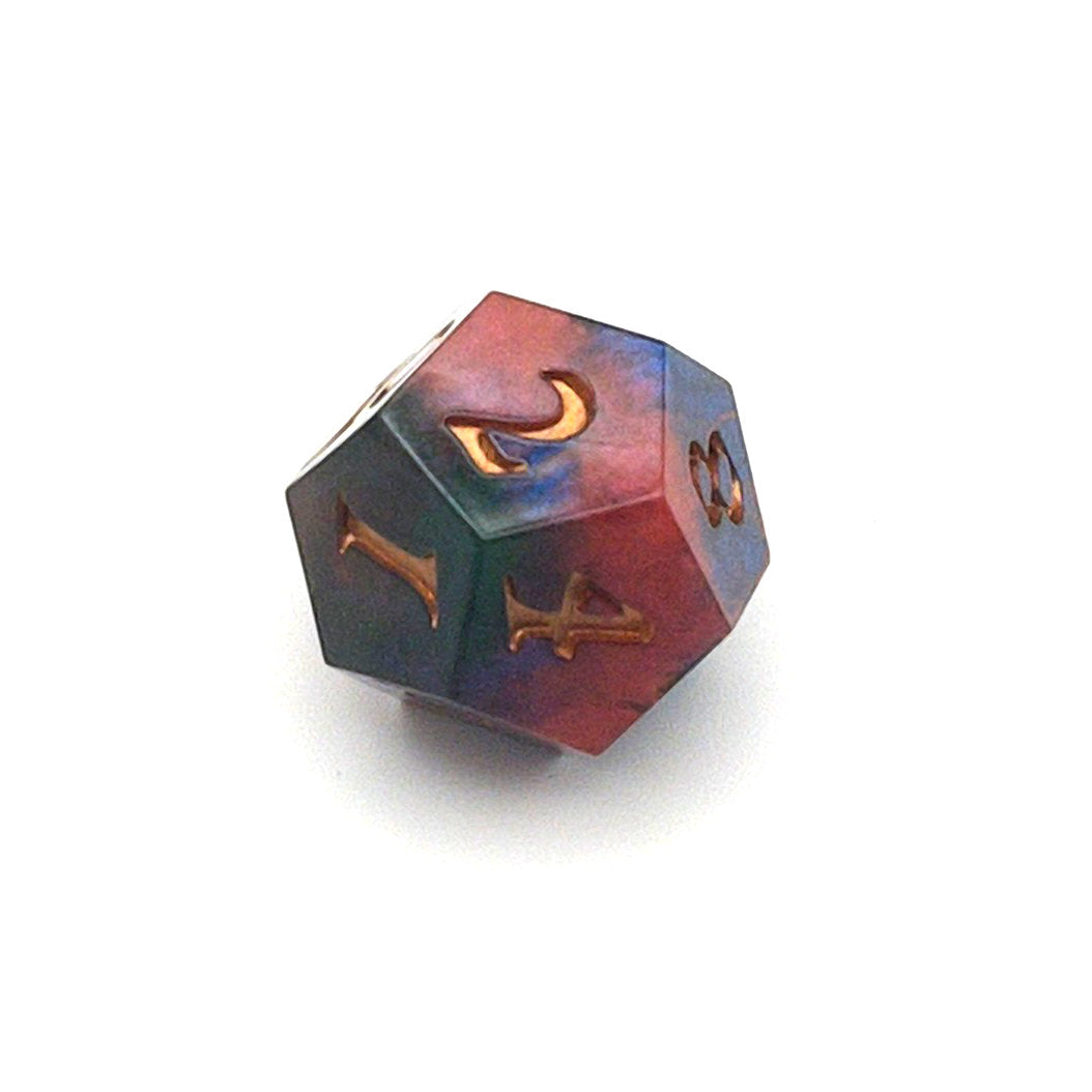 Lush Velvet Resin Dice Set