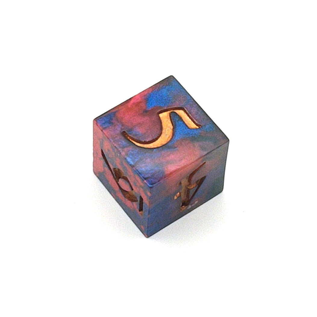 Lush Velvet Resin Dice Set