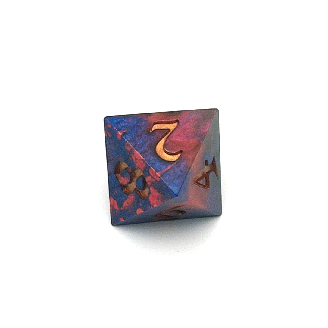 Lush Velvet Resin Dice Set