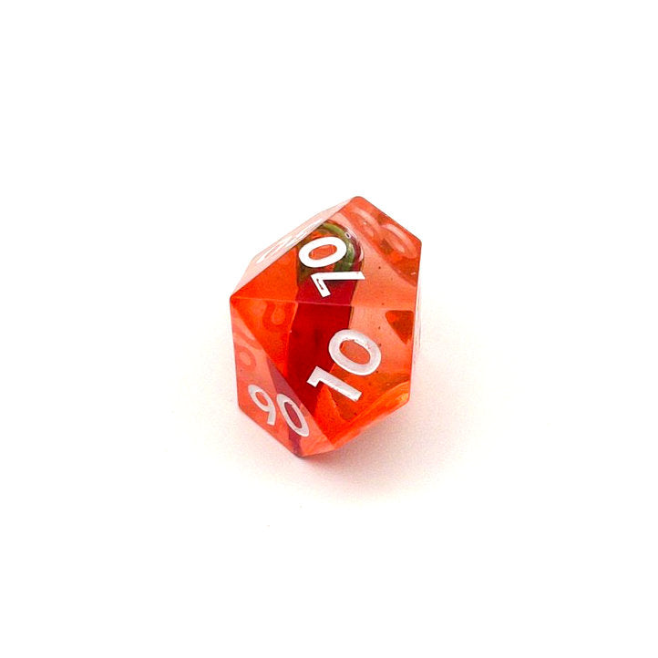 Red Hot! Resin Dice Set