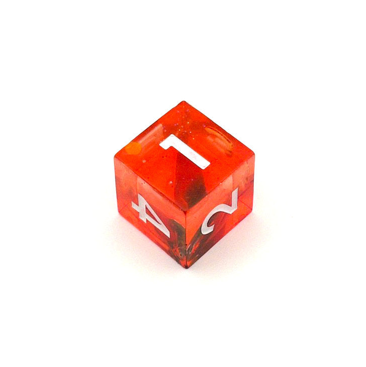 Red Hot! Resin Dice Set