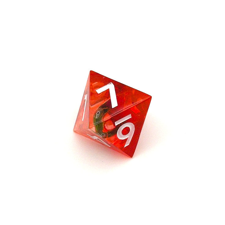 Red Hot! Resin Dice Set