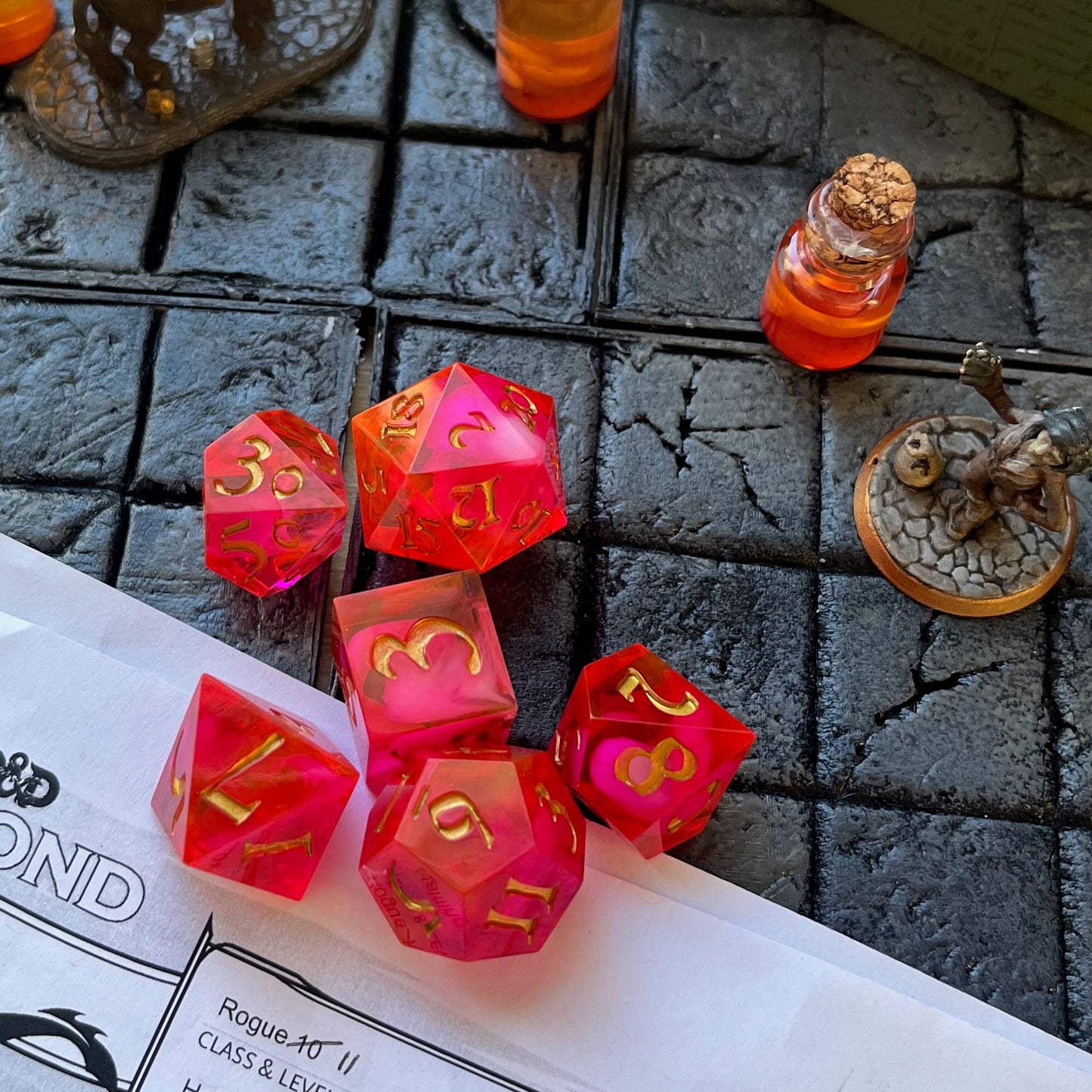 Jewel Cloud Resin Dice Set