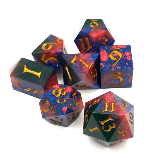 Lusher Velvet Resin Dice Set