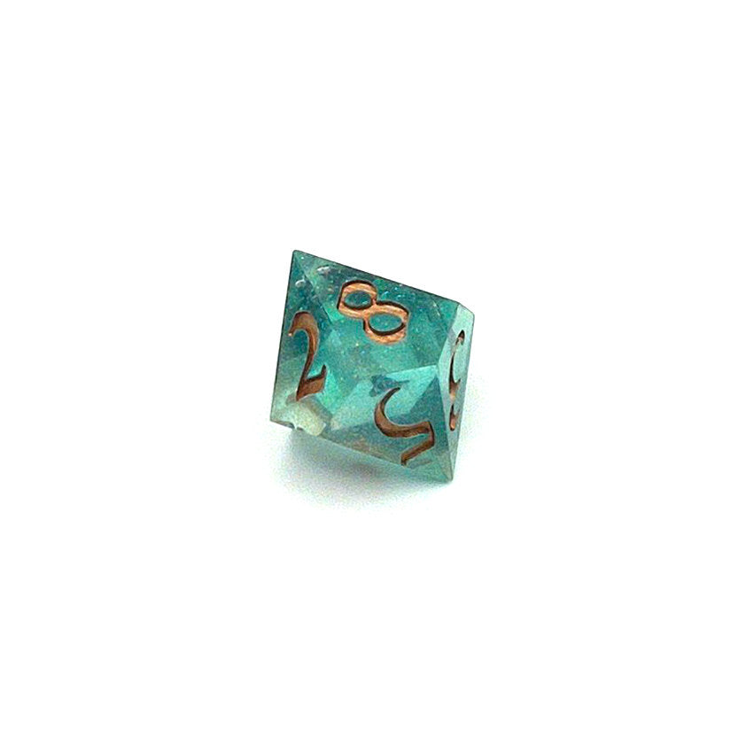 Paddling in the Shallows Resin Dice Set