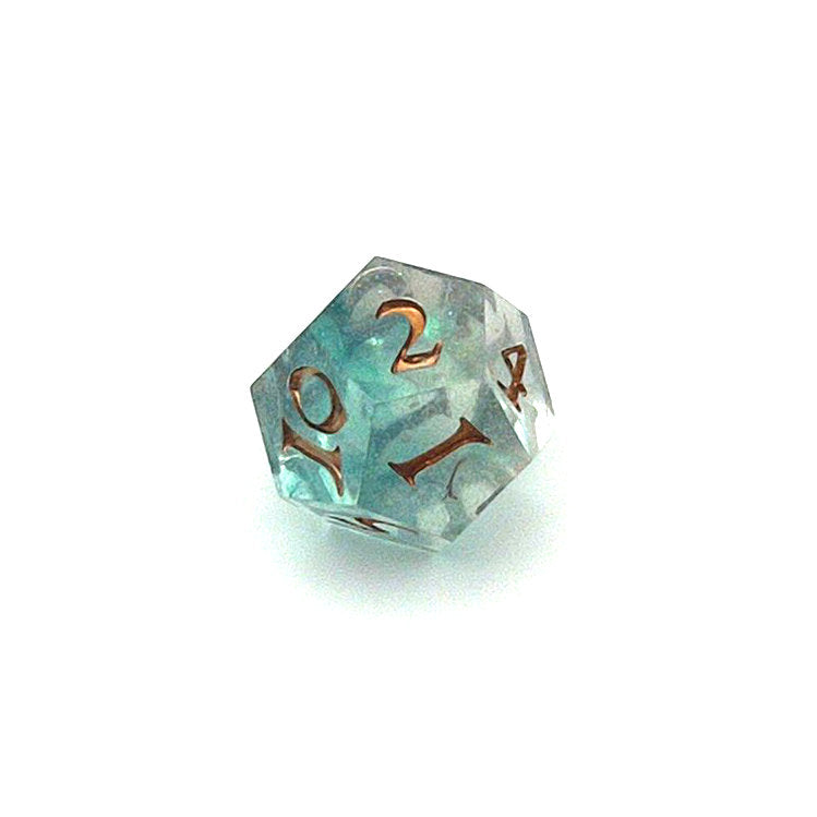 Paddling in the Shallows Resin Dice Set