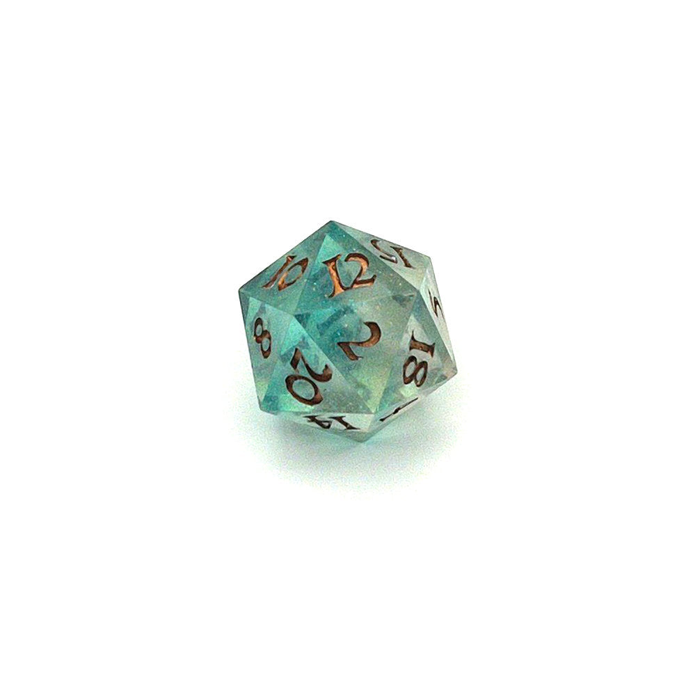 Paddling in the Shallows Resin Dice Set