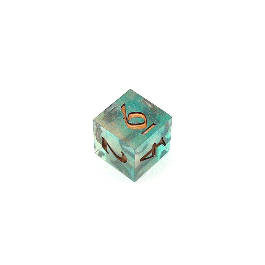 Paddling in the Shallows Resin Dice Set