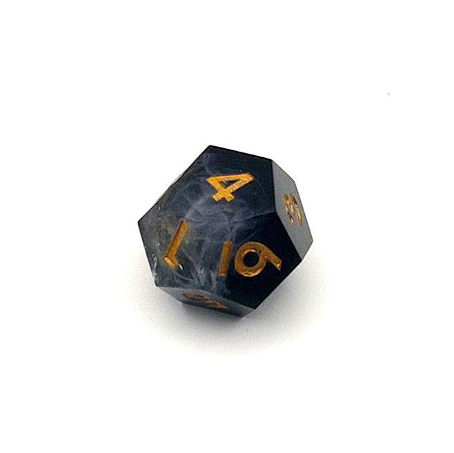 Dark is the Night Resin Dice Set