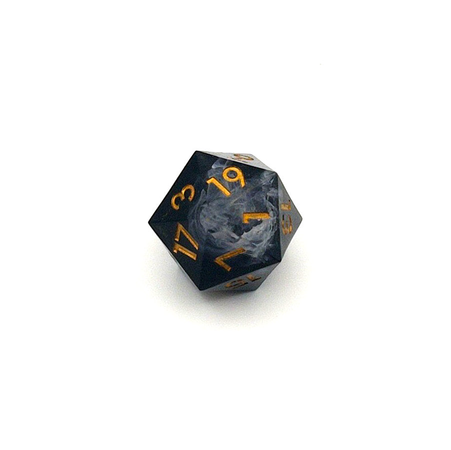 Dark is the Night Resin Dice Set