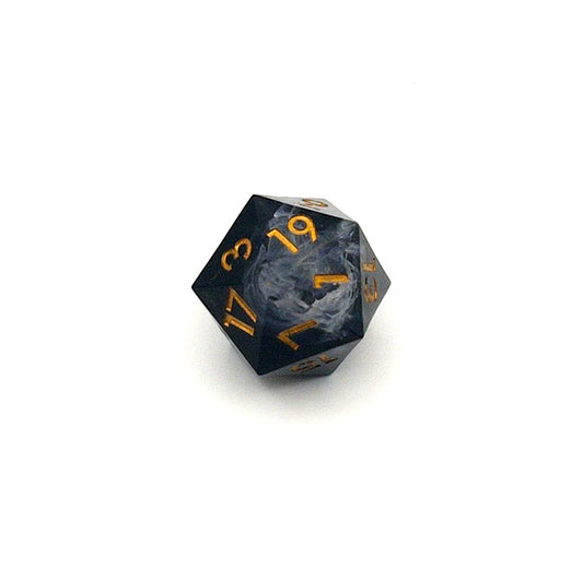 Dark is the Night Resin Dice Set