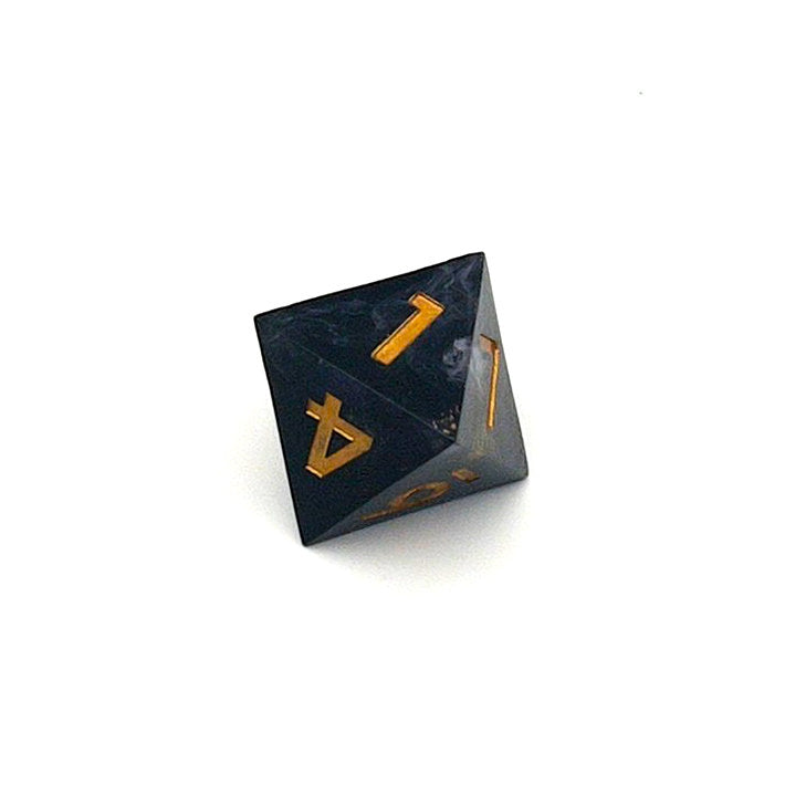Dark is the Night Resin Dice Set