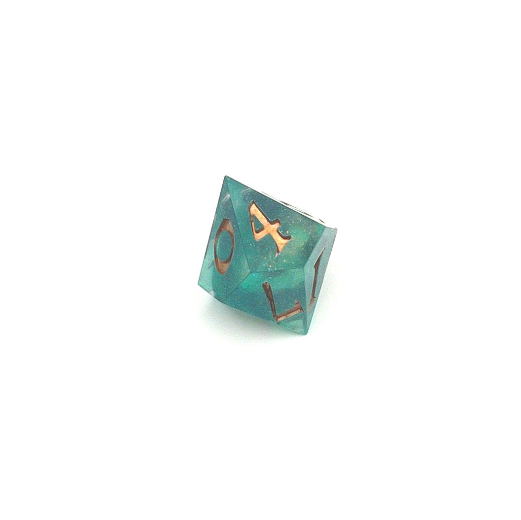 Into the Green Depths Resin Dice Set