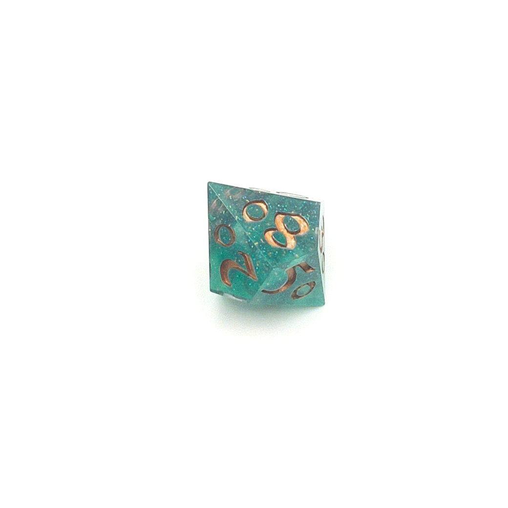 Into the Green Depths Resin Dice Set