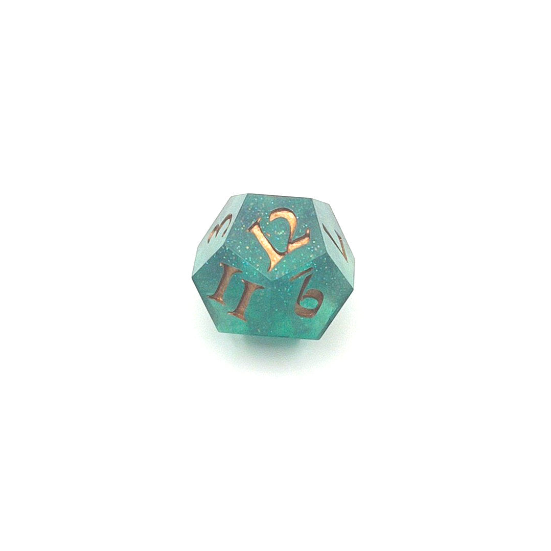 Into the Green Depths Resin Dice Set