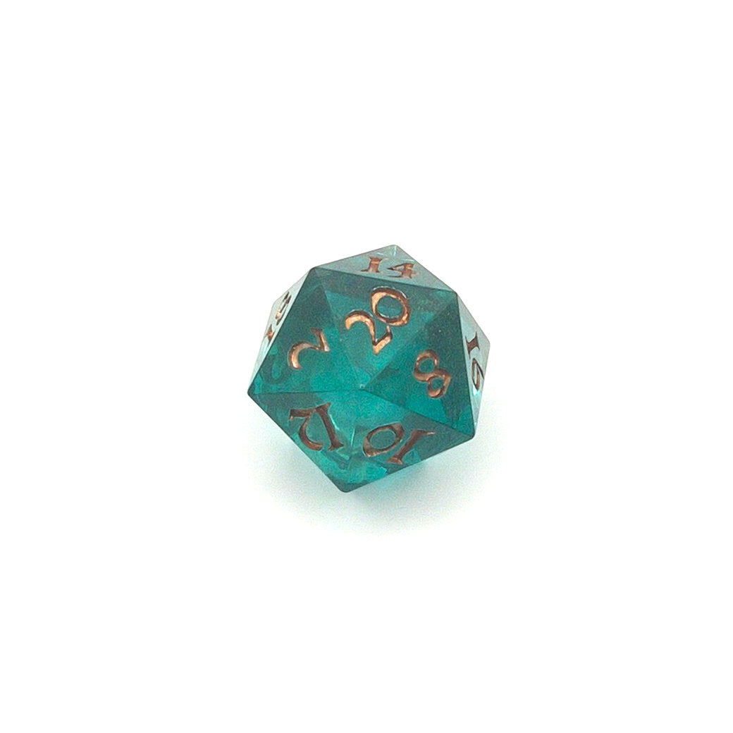 Into the Green Depths Resin Dice Set