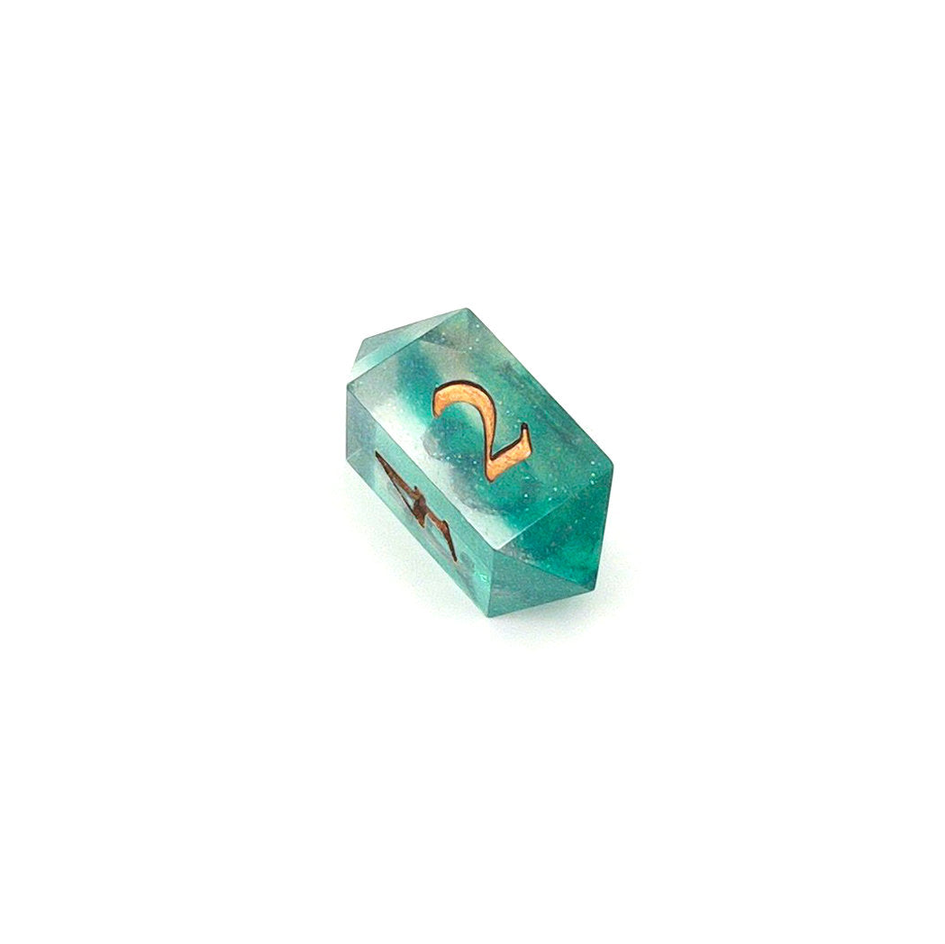 Into the Green Depths Resin Dice Set