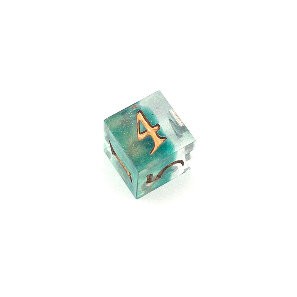 Into the Green Depths Resin Dice Set