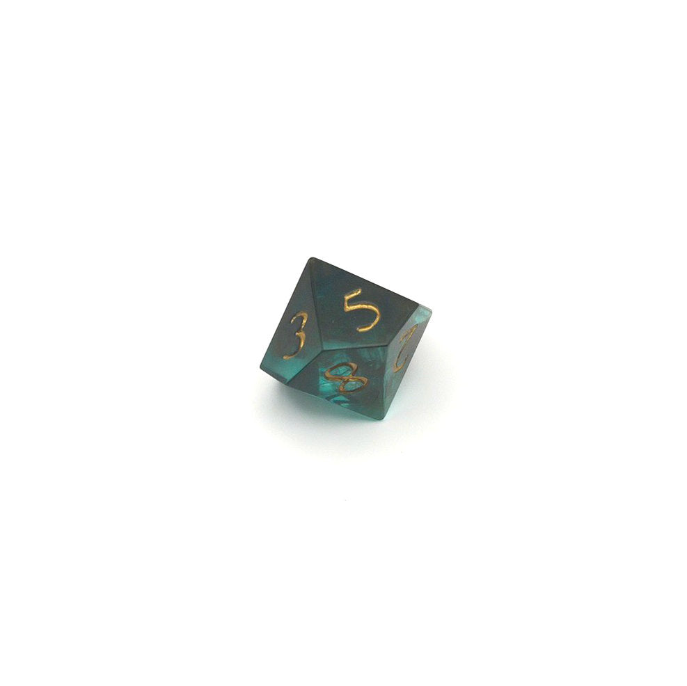 Rising From the Green Depths Resin Dice Set