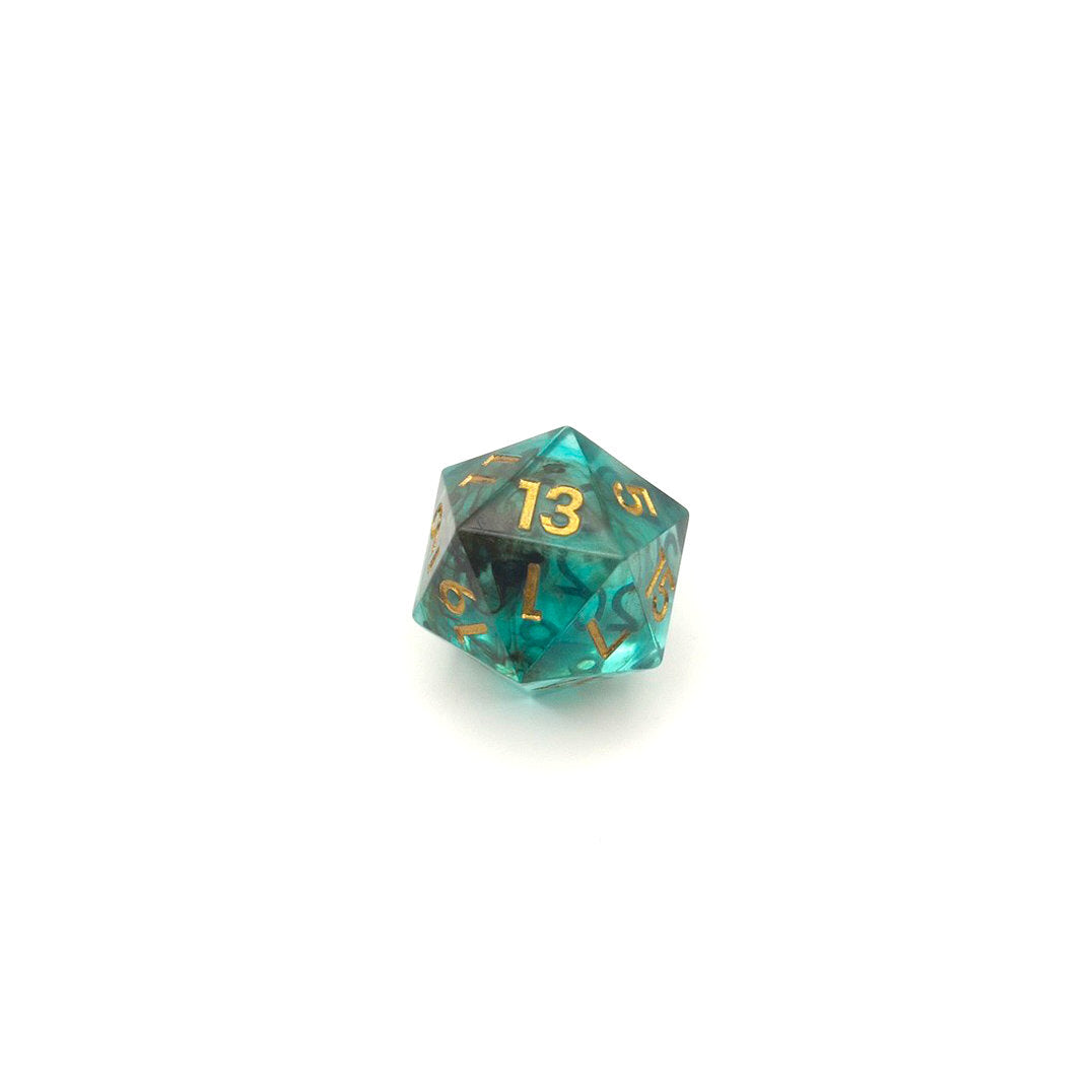 Rising From the Green Depths Resin Dice Set