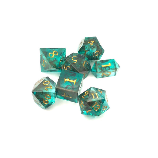 Rising From the Green Depths Resin Dice Set