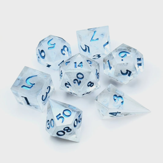 And Lo the World Froze Resin Dice Set